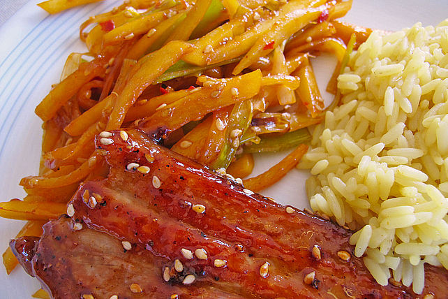 Steckrübengemüse zu Sesam-Rippchen von Monika| Chefkoch Steckrübengemüse zu Sesam-Rippchen von Monika| Chefkoch