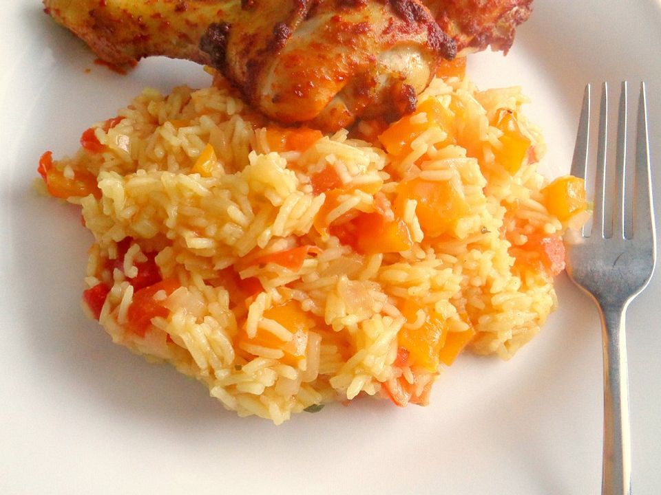 Tomaten-Paprika-Reis von Vinyard | Chefkoch