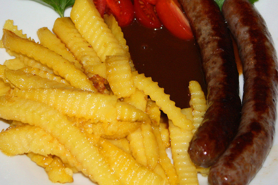 Lammbratwurst mit Tomatenchutney