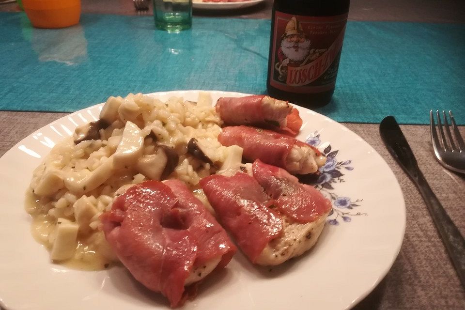 Risotto mit Kräuterseitlingen