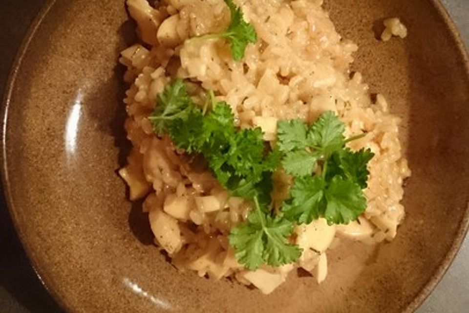 Risotto mit Kräuterseitlingen