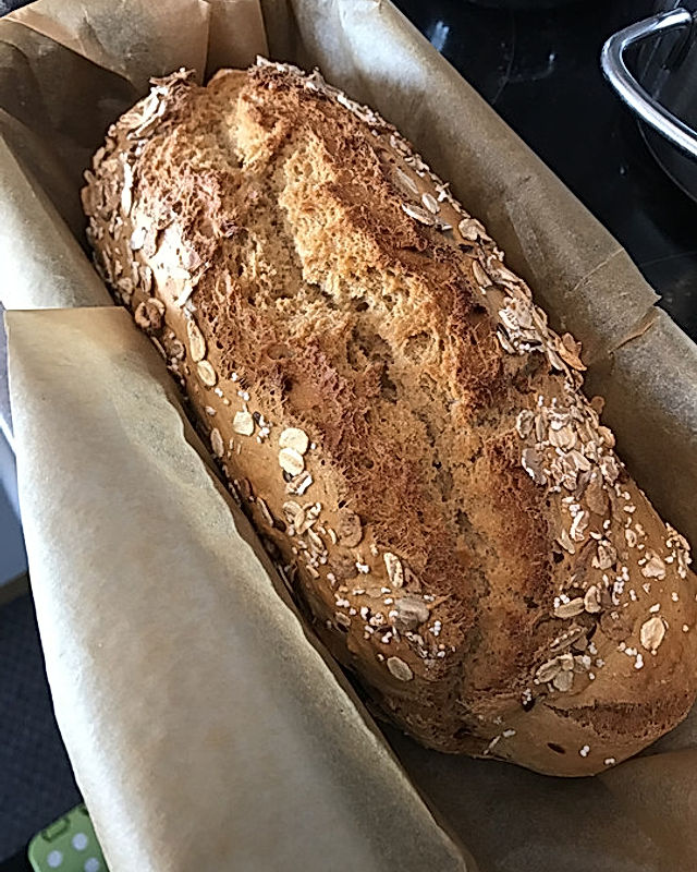 Brot ohne Hefe mit Malzbier