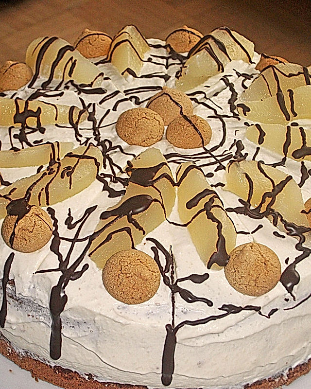 Schoko-Birnen-Torte