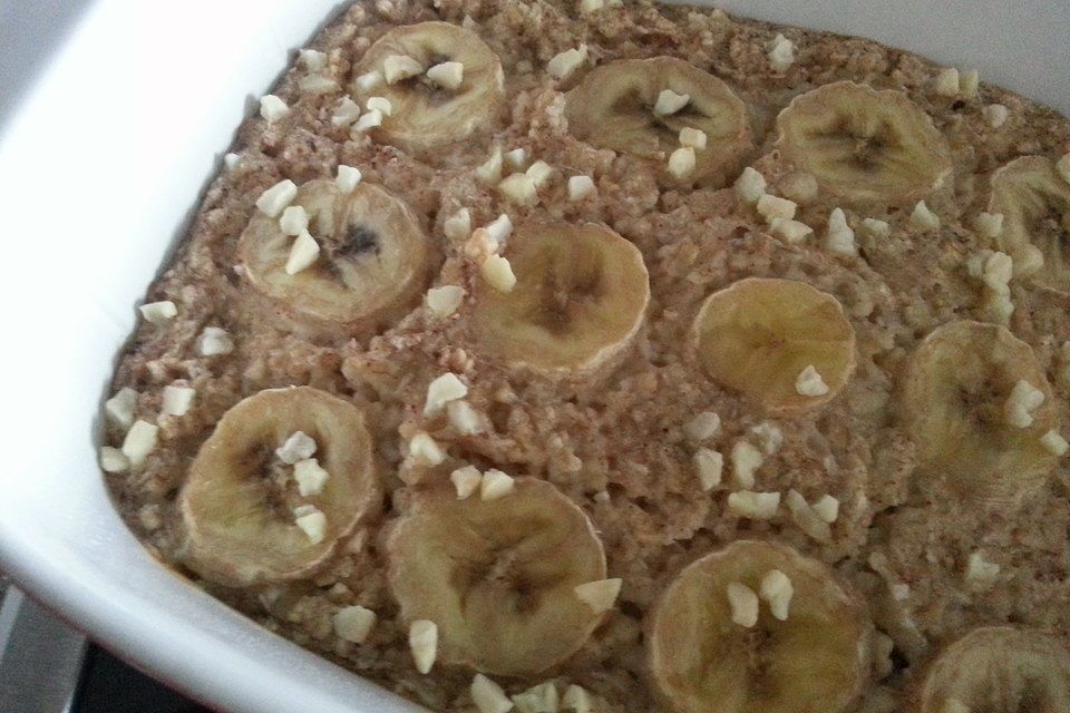 Baked Oatmeal, gebackene Haferflocken