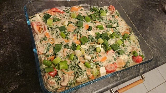 Fisch-Spinat-Gratin von trekneb Fisch-Spinat-Gratin von trekneb
