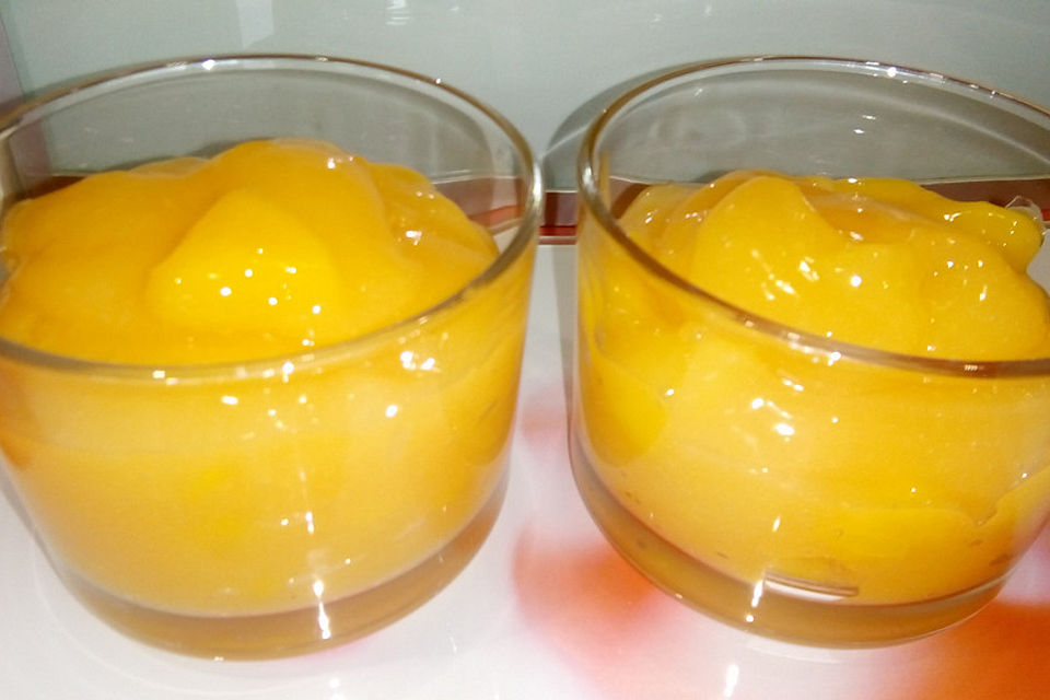 Orangen-Sahne-Pudding