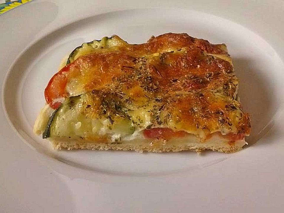 Zucchini-Tomaten-Kuchen - Kochen Gut | kochengut.de