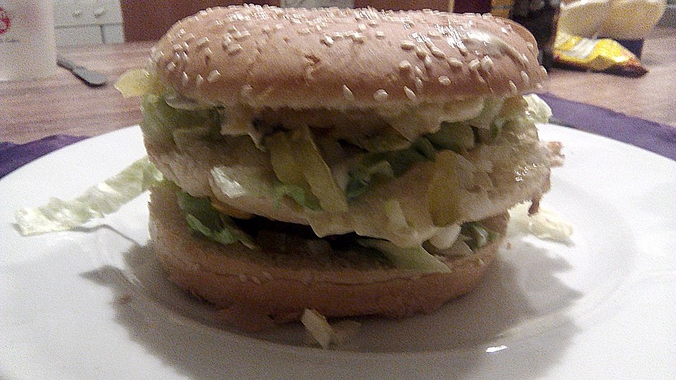 Big Mac Braten, leckerer Schichtbraten mit Cheddar uvm. vom Grill
