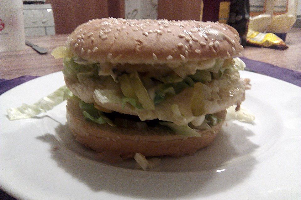 Sandwich nach Big Mac-Art