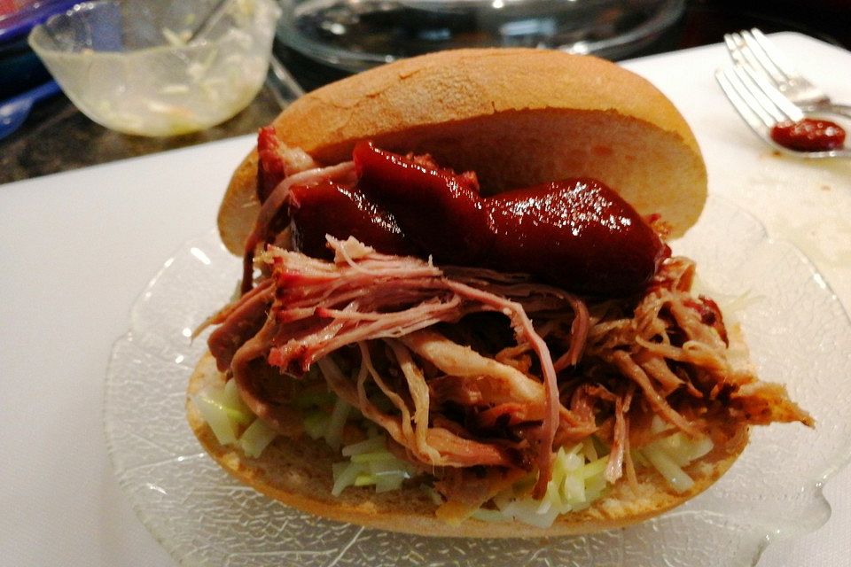 Pulled Pork aus dem Smoker