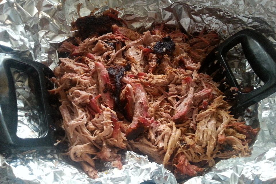 Pulled Pork aus dem Smoker