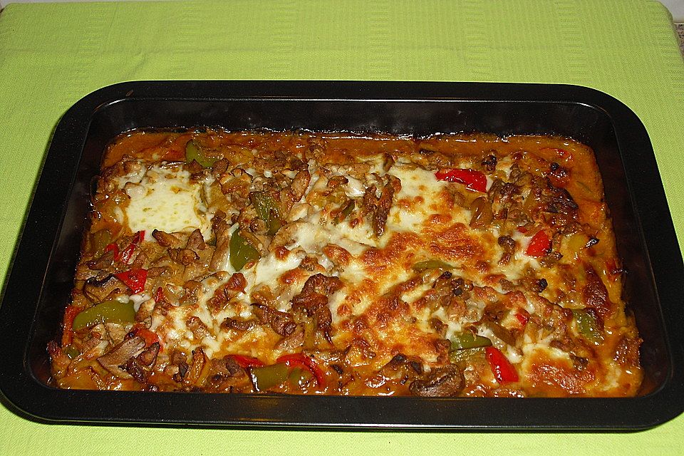 Gyros-Paprika-Auflauf Gyros-Paprika-Auflauf
