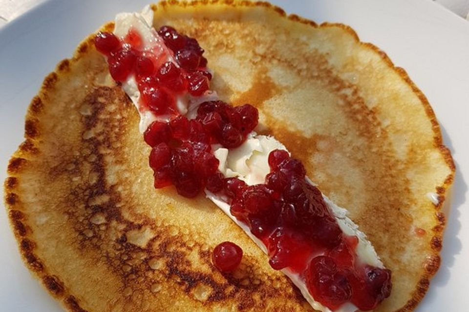 Pfannkuchen, Crêpe und Pancake