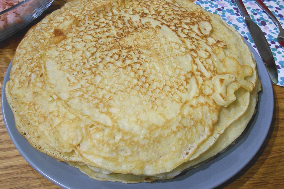 Pfannkuchen, Crêpe und Pancake