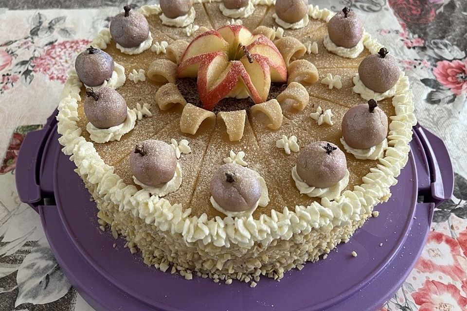 Apfel-Marzipan-Torte