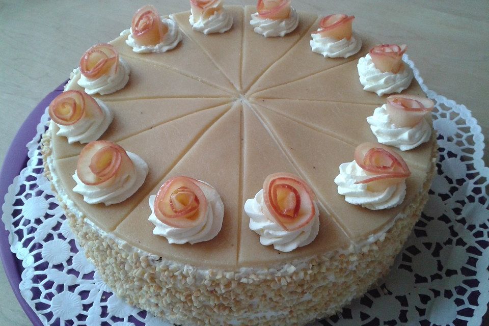 Apfel-Marzipan-Torte