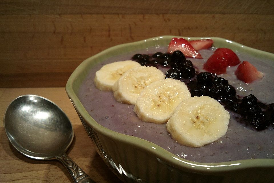 Banana Berry Porridge