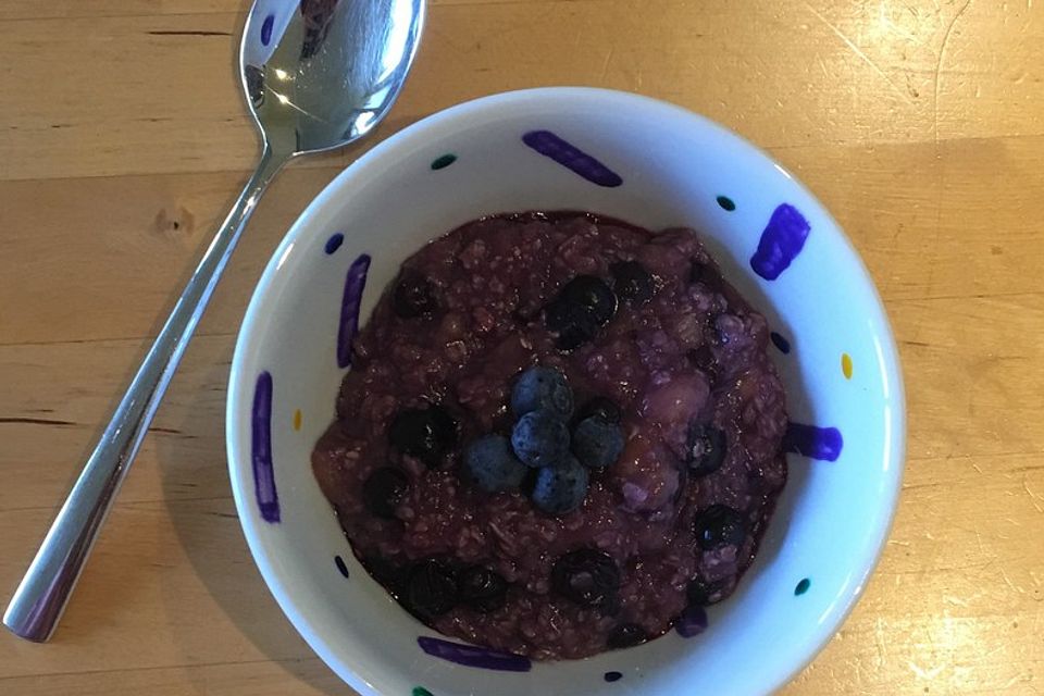 Banana Berry Porridge