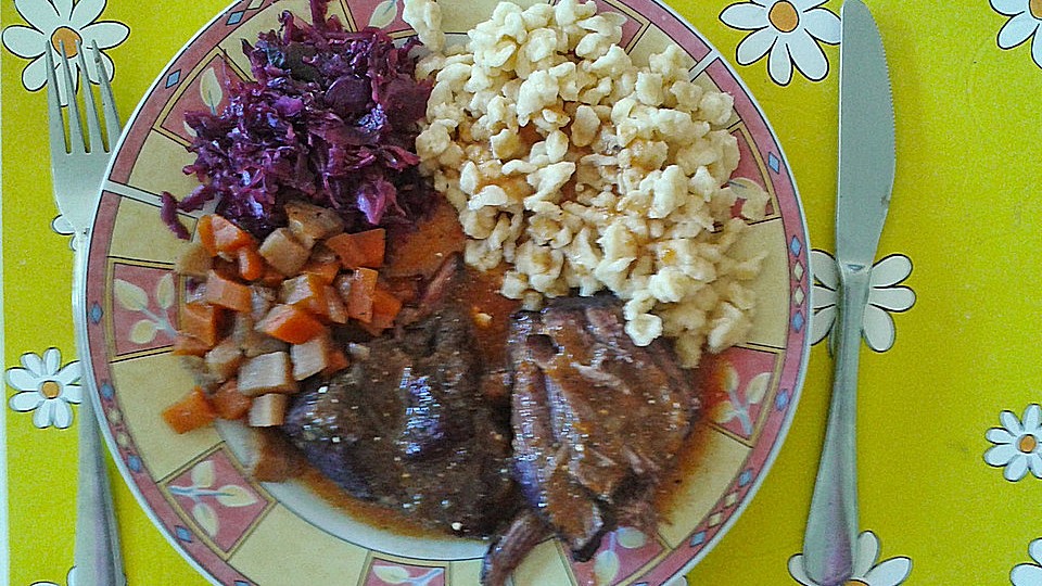 Rindfleisch in Rotweinsauce von Cookinglitti| Chefkoch