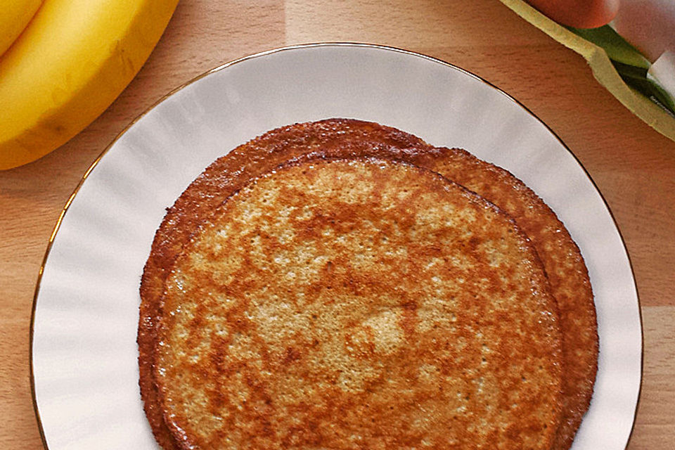 Bananen-Ei Pancakes aus 2 Zutaten