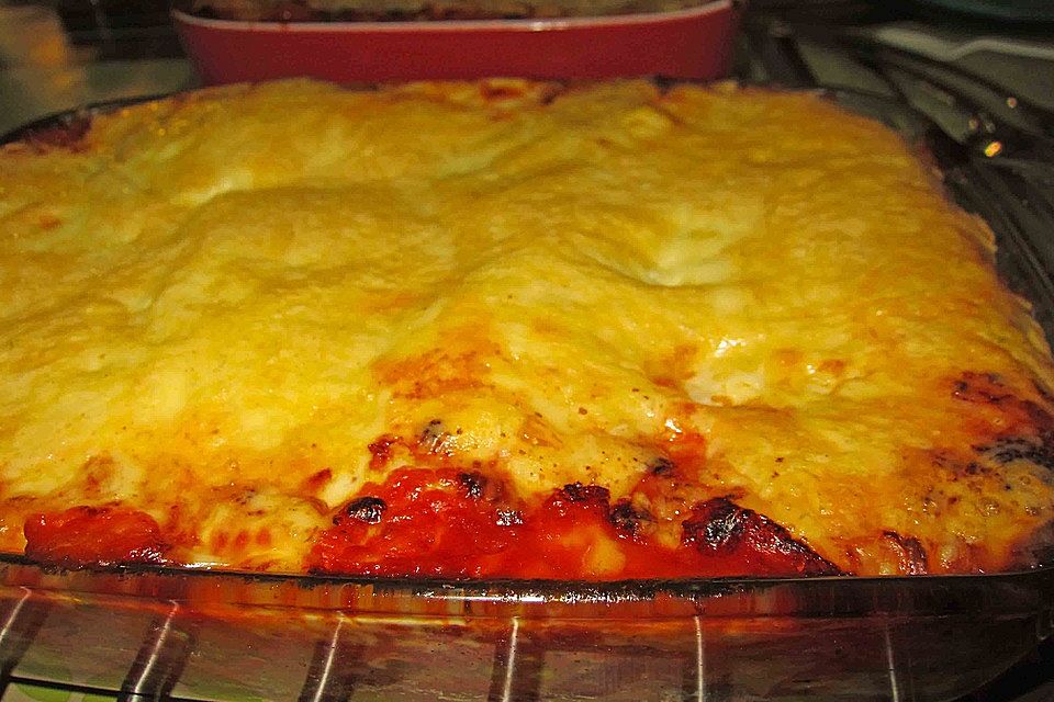 Leckere Tomaten-Lasagne