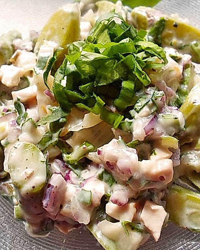 Spargel-Fenchel-Bärlauch-Salat