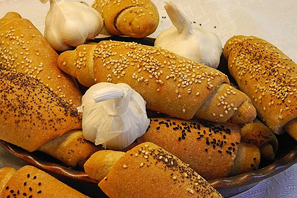 Knoblauchstangerl Knoblauchstangerl