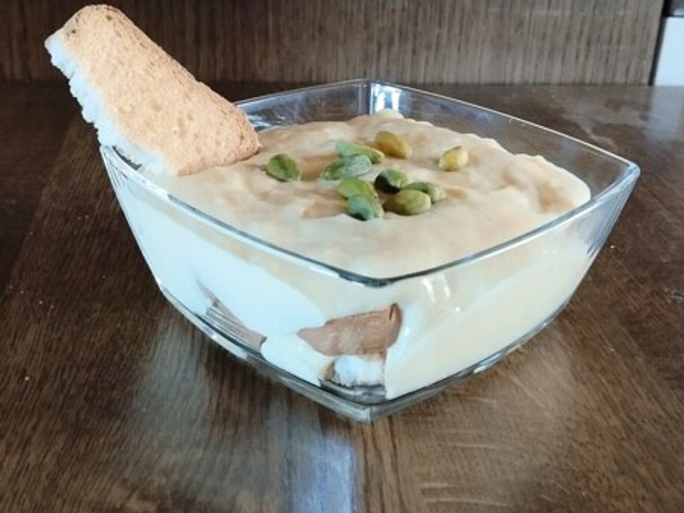 Zwiebackdessert mit Pudding von Aliceti| Chefkoch