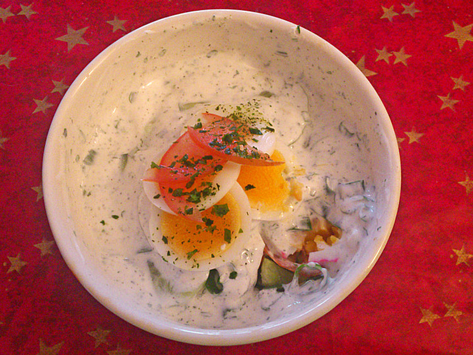 Linsensalat mit Joghurtsauce - Kochen Gut | kochengut.de