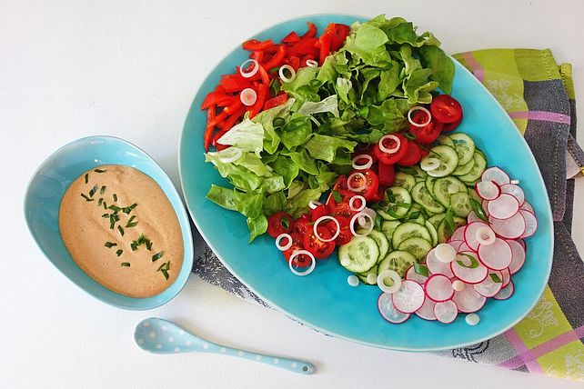 Bunte Salatplatte von Moni_le| Chefkoch