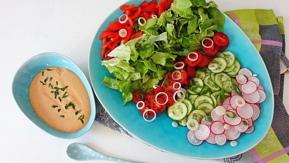 Bunte Salatplatte von Moni_le