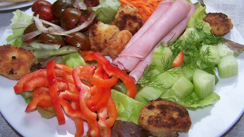 Bunte Salatplatte von Moni_le