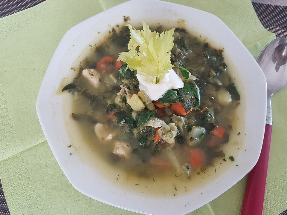 Grüner Borschtsch - ukrainische Suppe von Angelica-shef-povar| Chefkoch