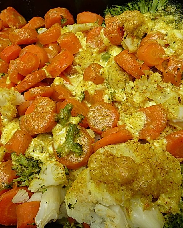 Gemüse-Curry-Auflauf