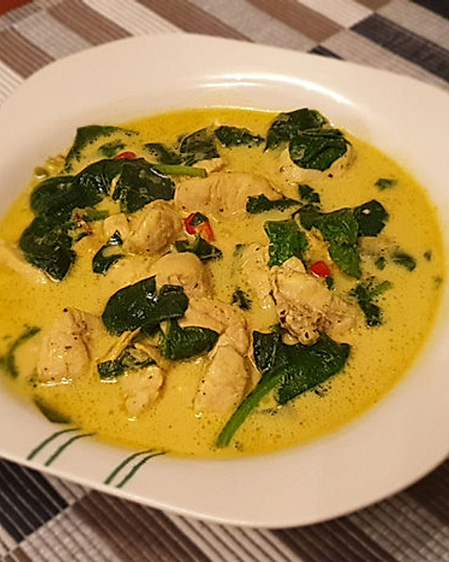 Curry - Hühnersuppe