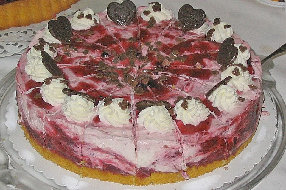 Rote Grütze - Schmandcreme Torte