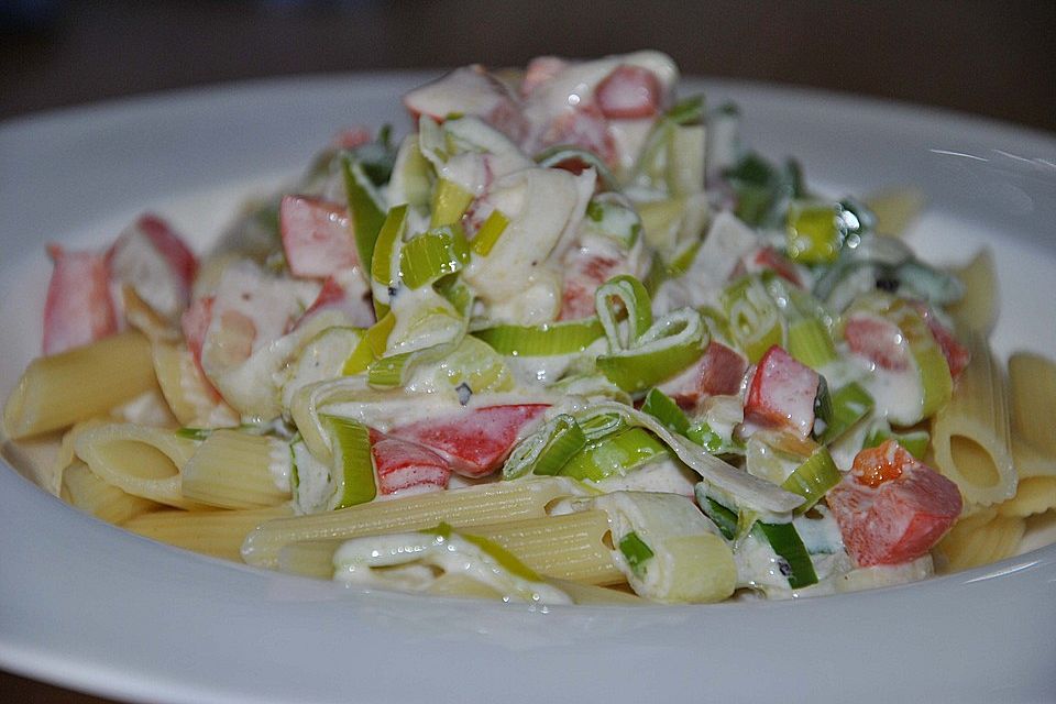 Paprika-Ricotta Nudeln