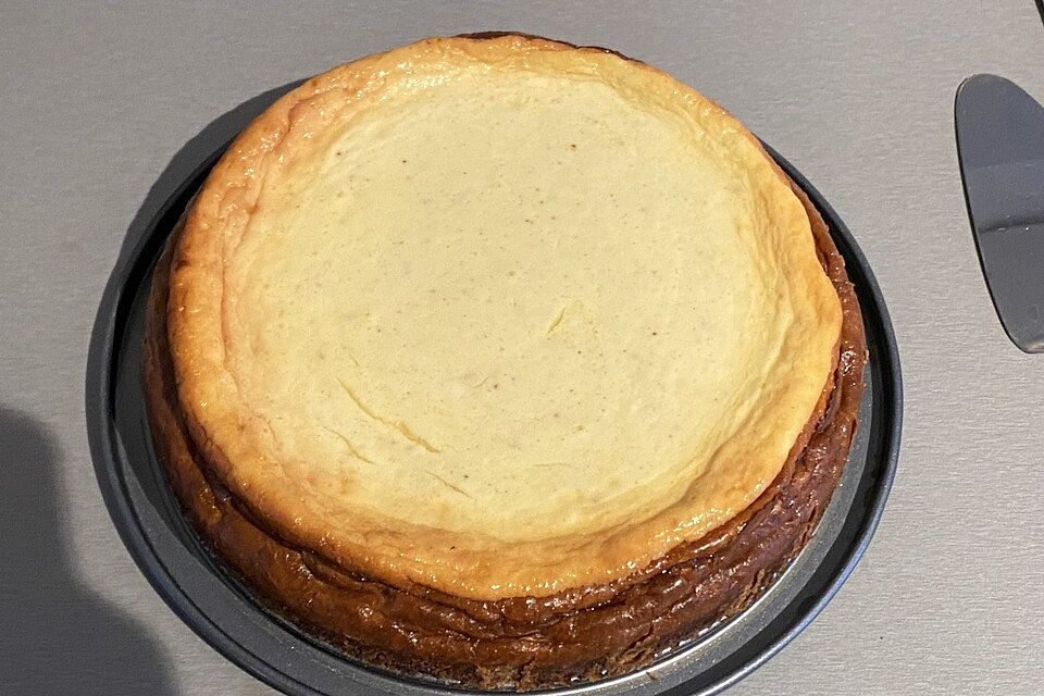 Cheesecake-Käsekuchen oder Cheesekuchen-Käsecake