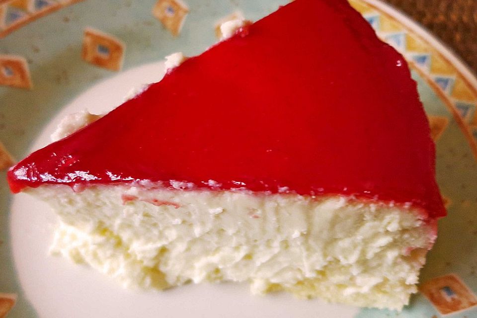 Cheesecake-Käsekuchen oder Cheesekuchen-Käsecake