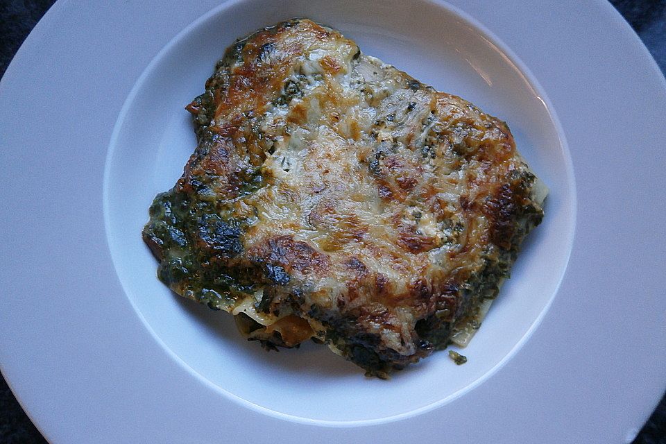 Léandras schnelle Lachs-Spinat-Lasagne