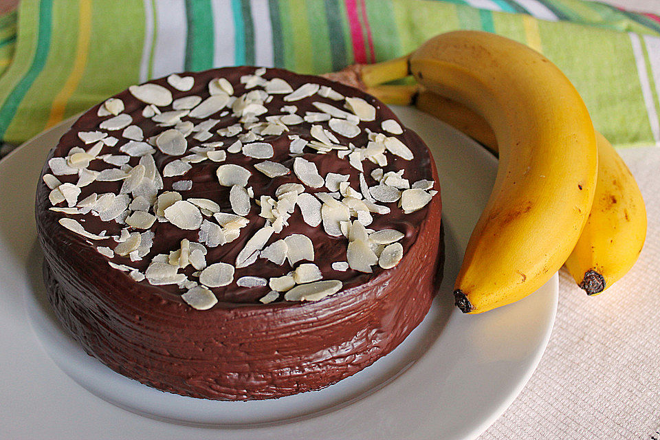 Single-Schoko-Bananenkuchen mit Pfiff