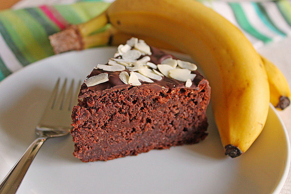 Single-Schoko-Bananenkuchen mit Pfiff