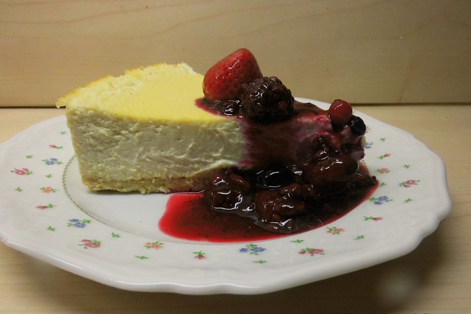 Low Carb New York Cheesecake - fast ohne Kohlenhydrate