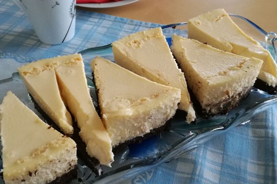 Low Carb New York Cheesecake - fast ohne Kohlenhydrate