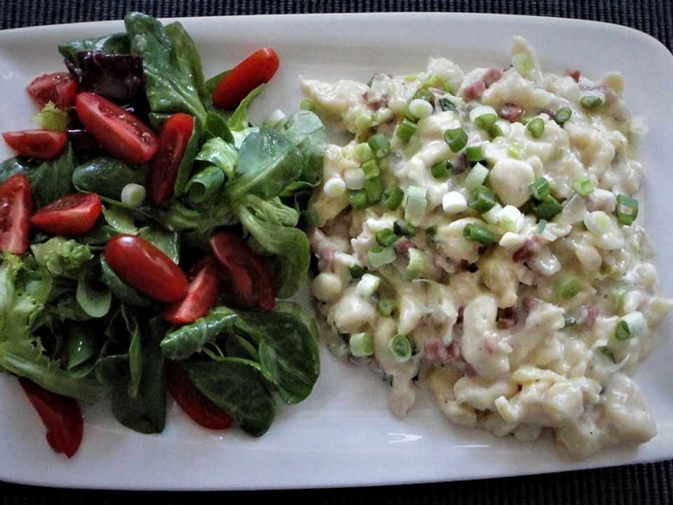 Käsespätzleauflauf mit Schinkenspeck von Todywolli| Chefkoch