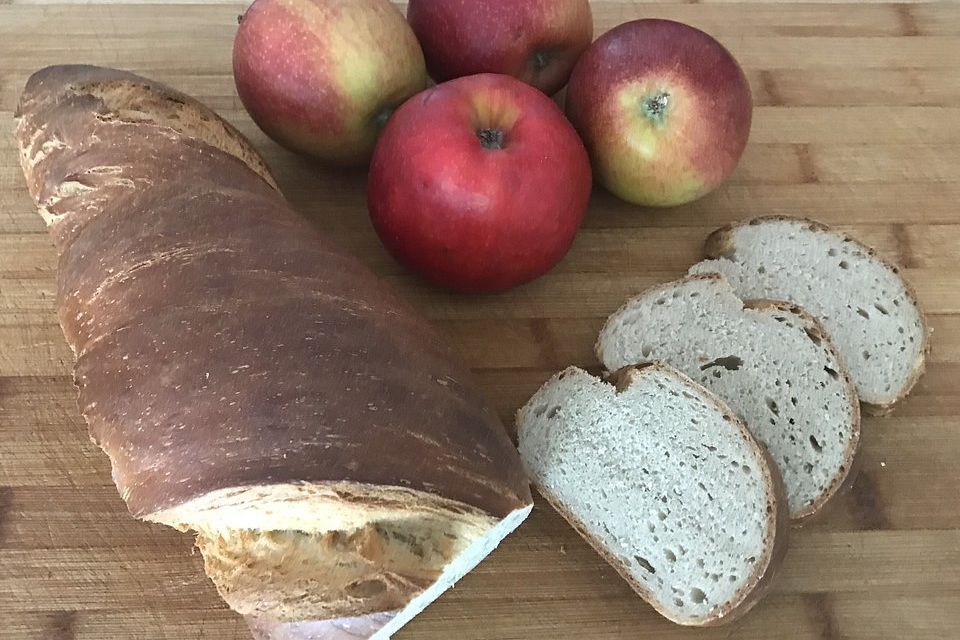 Gedrehtes Stangenbrot