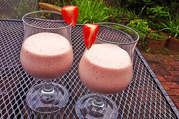 Erdbeer-Fitness-Shake