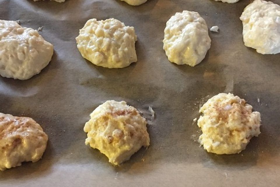 Apfel - Hagelzucker Brötchen