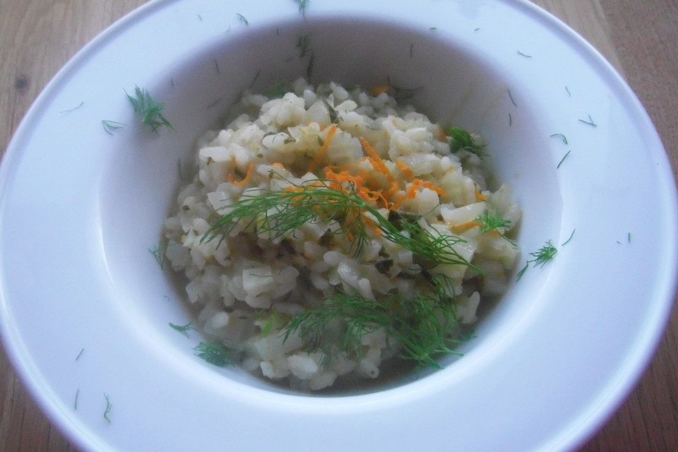 Fenchel-Orangen-Risotto