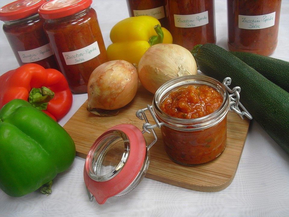 Zucchini-Paprika Salsa| Chefkoch